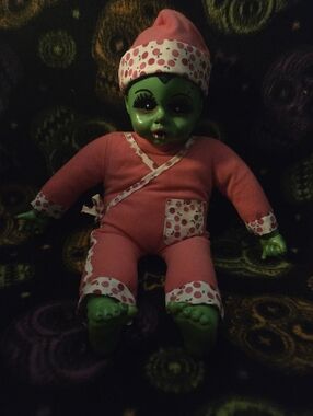 Green Frankenstein Styled Monster Doll